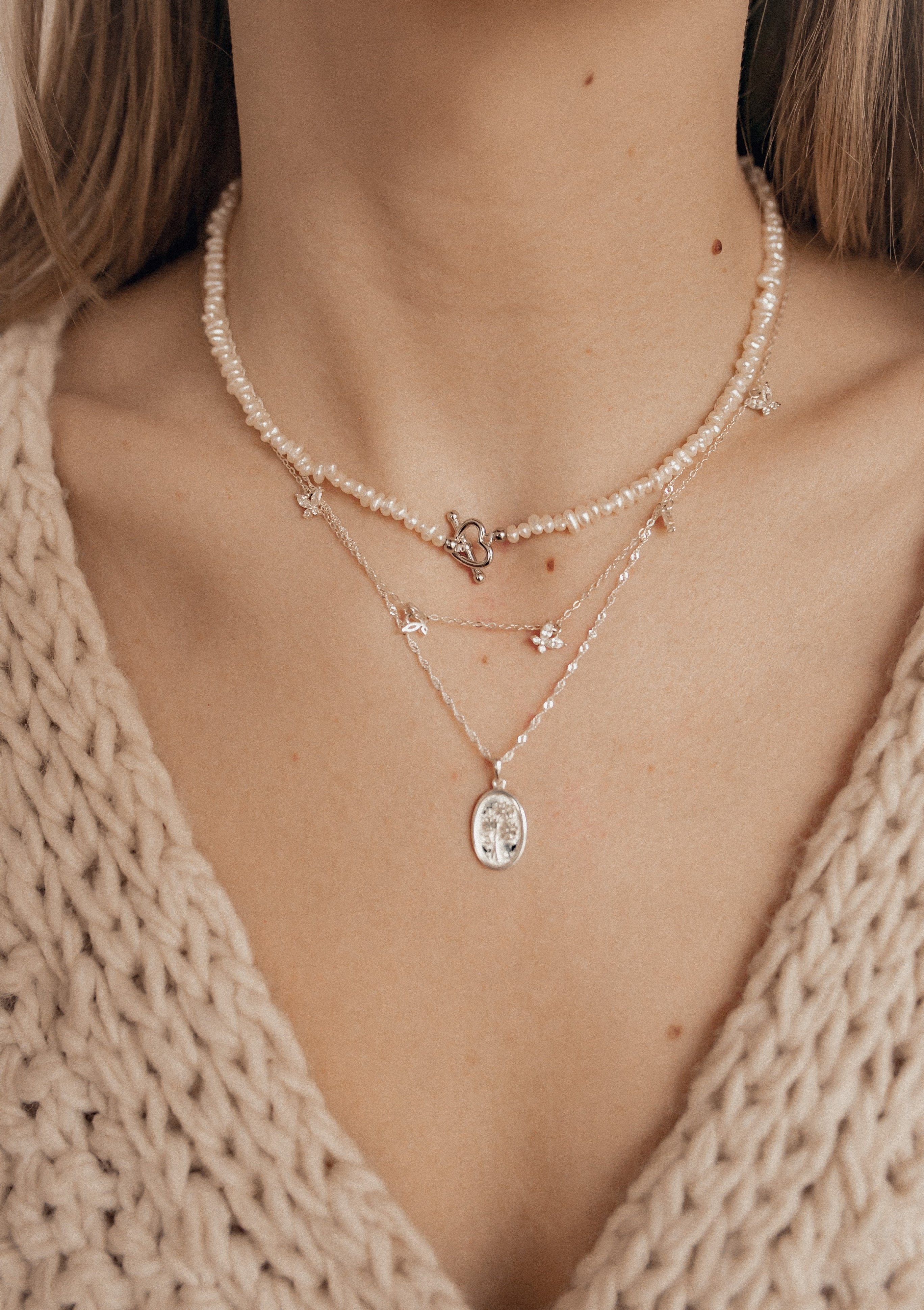 Butterfly Pendant Necklace Sterling Silver - Image 14