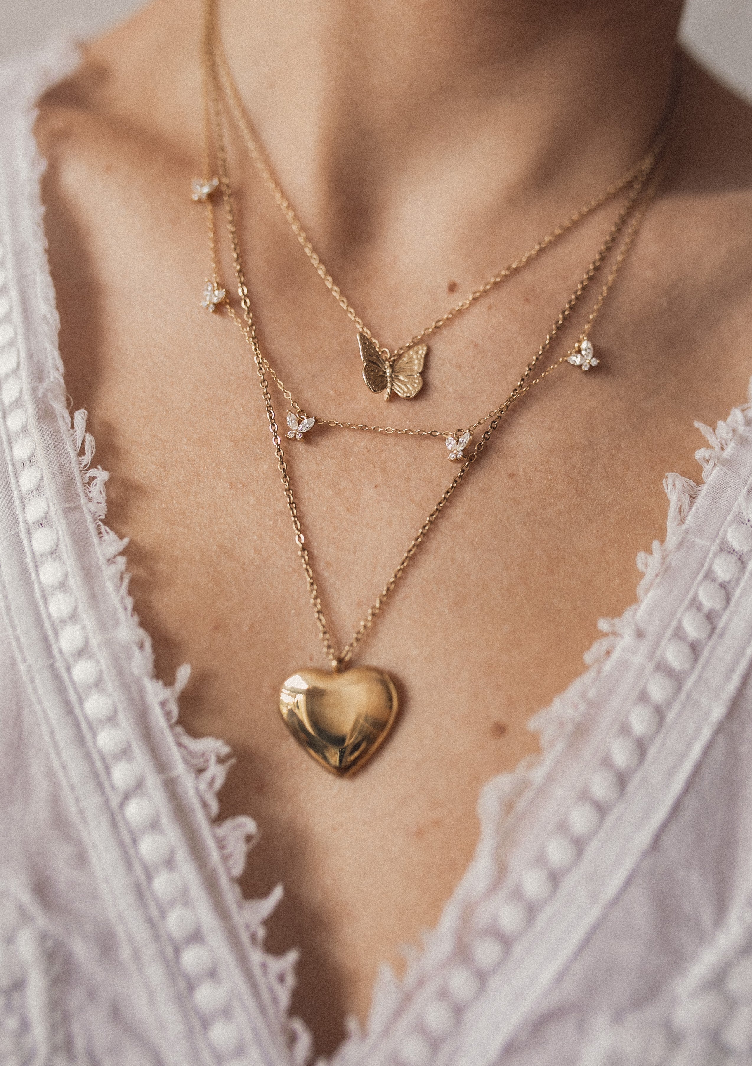 Butterfly Pendant Necklace Sterling Silver - Image 18