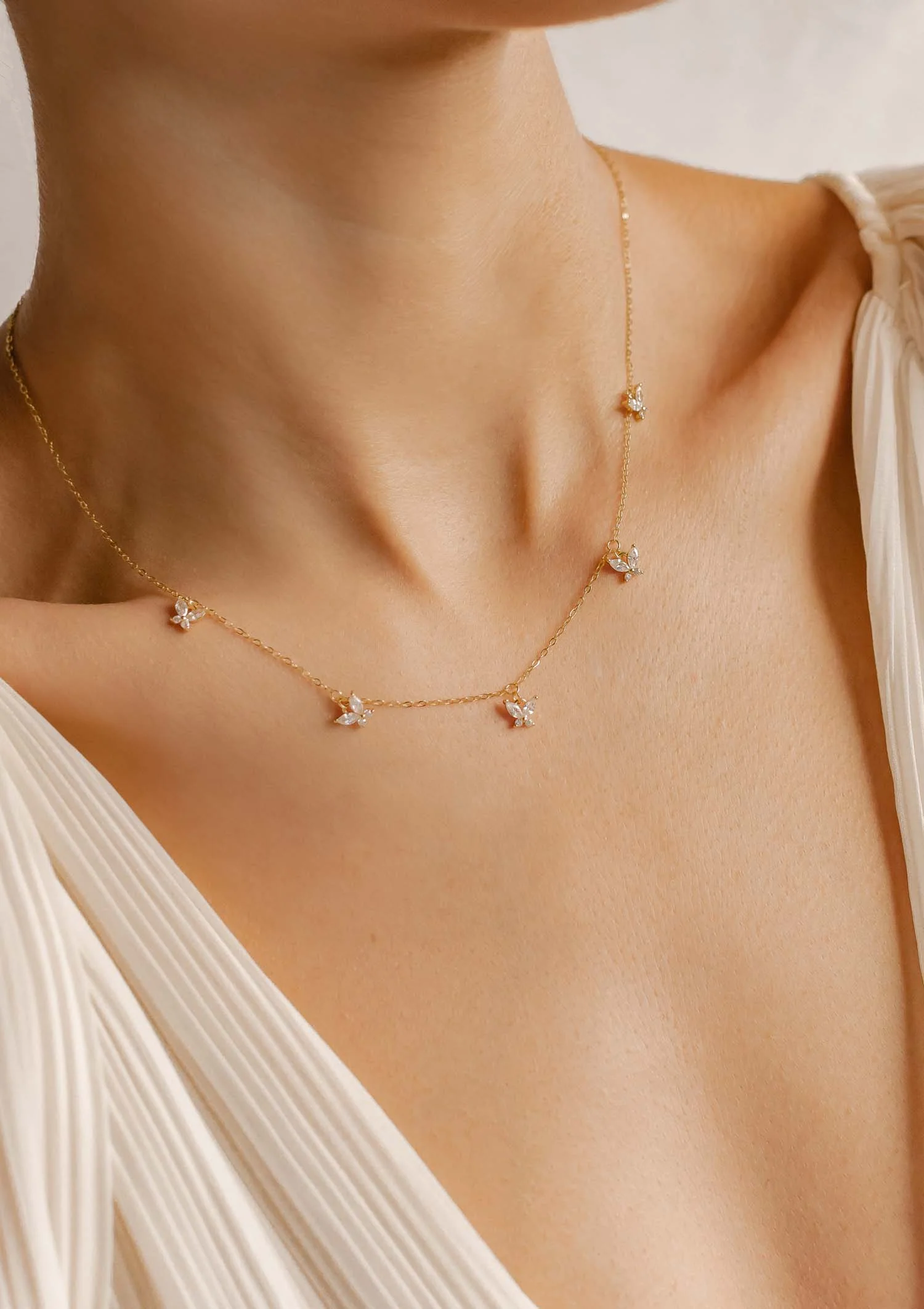 Butterfly Pendant Necklace Sterling Silver - Image 6