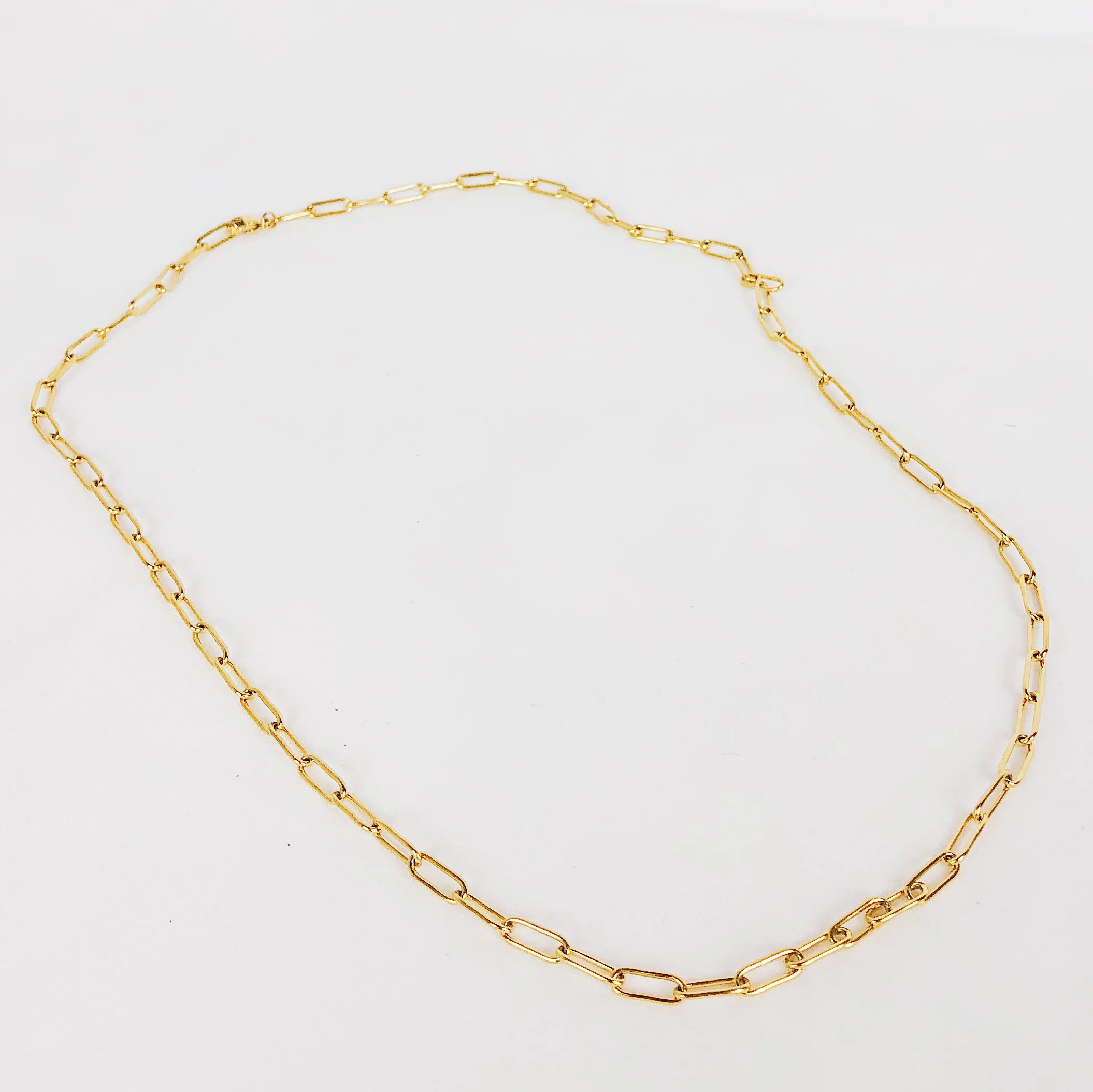 Chunky Chain Y Necklace Gold - Image 10