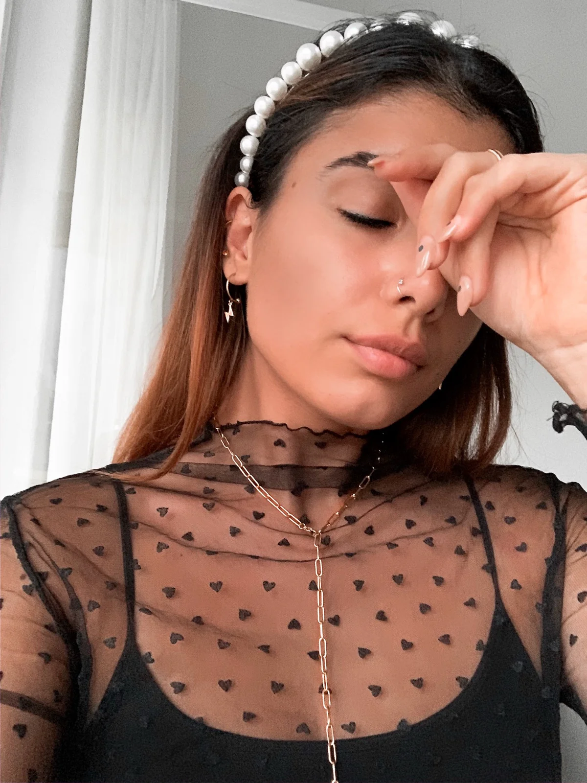 Chunky Chain Y Necklace Gold - Image 16