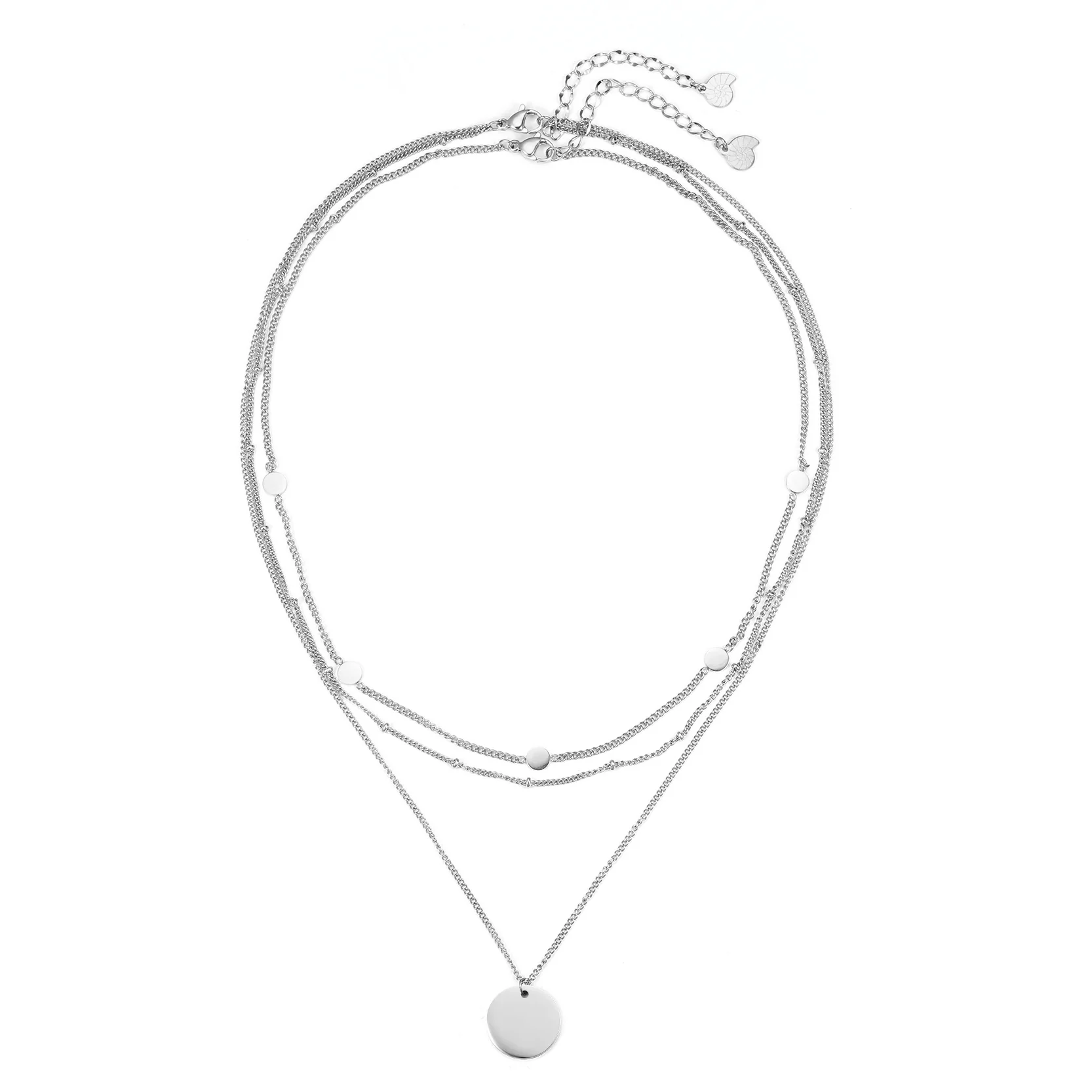 Circle Necklace Layering Set - Image 3