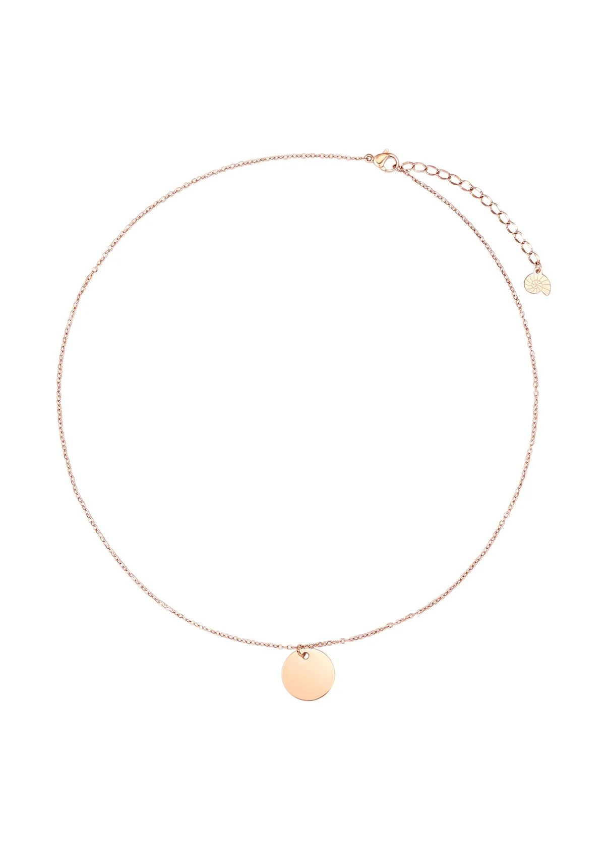Circle Necklace Rose Gold - Image 6