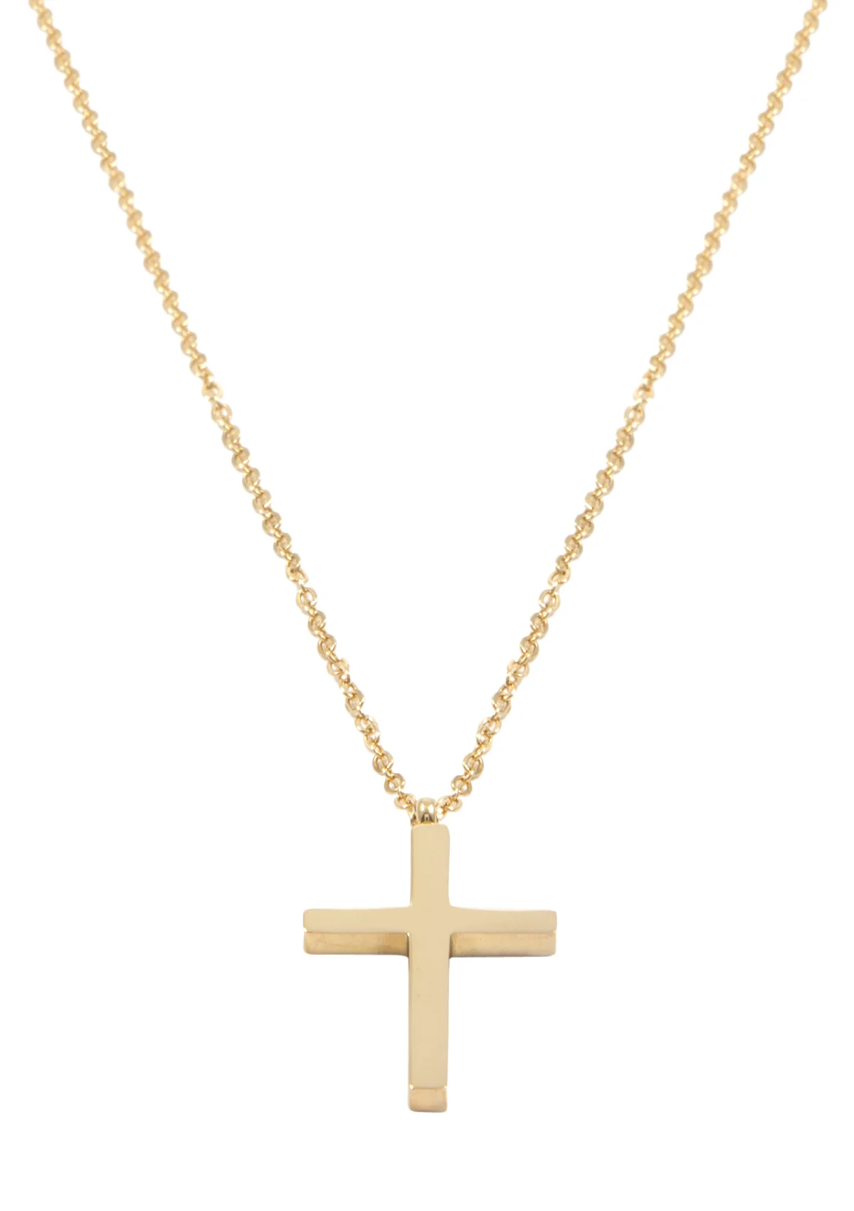 Cross Pendant Necklace Gold - Image 5