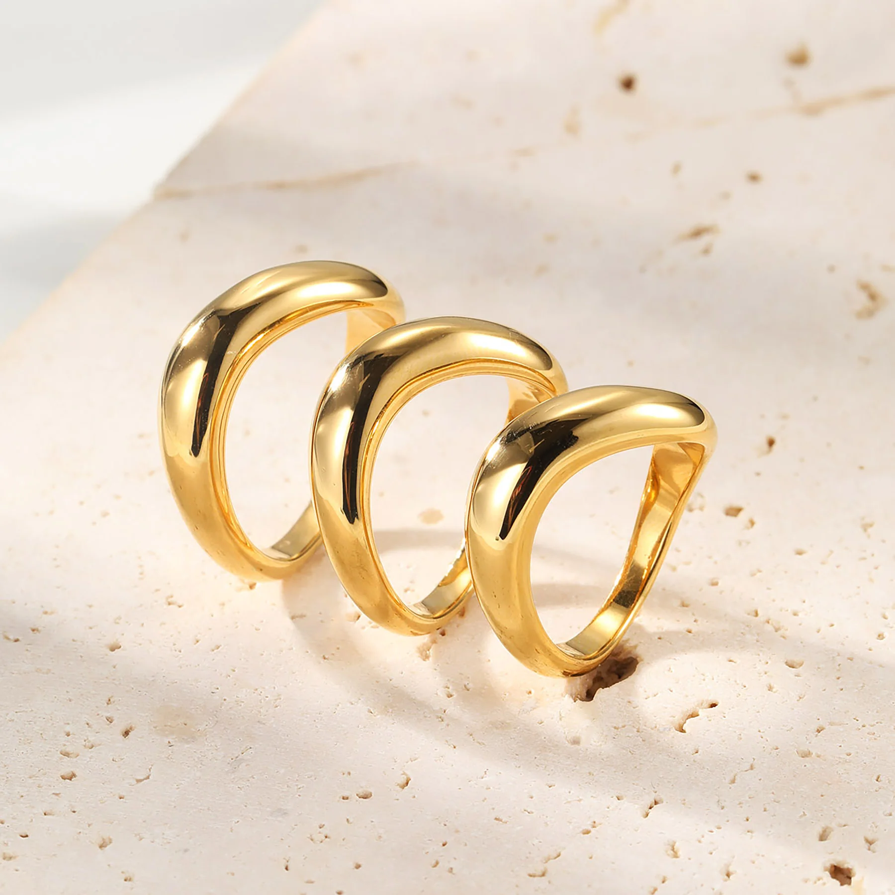 Curve Ring Stainless Steel - Image 3