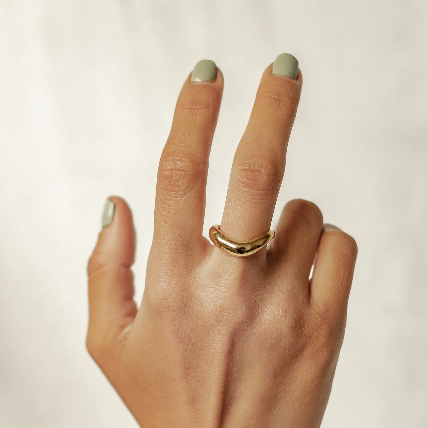 Curve Ring Stainless Steel - Image 4