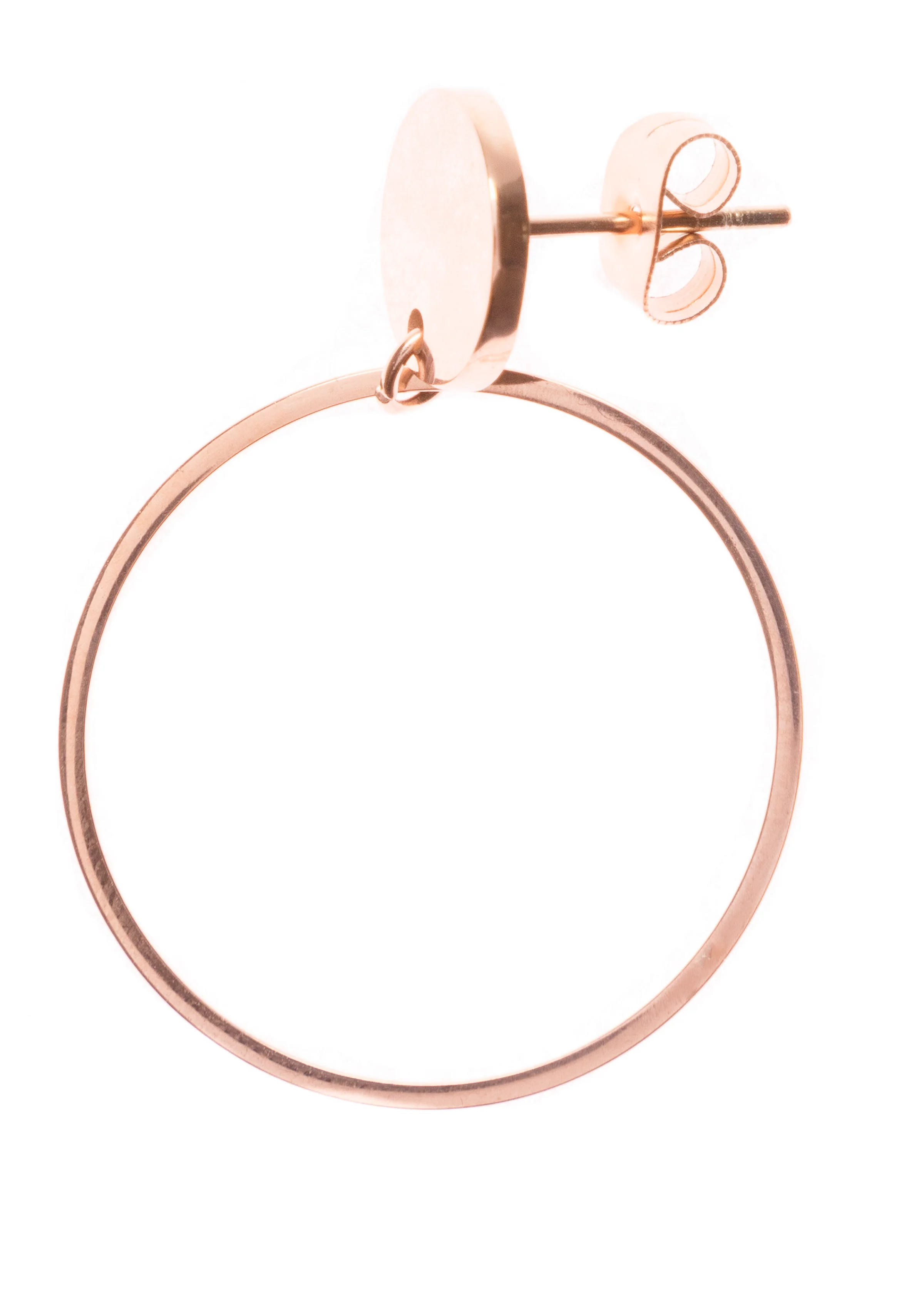 Delicate Circle Hoop Earrings - Image 4