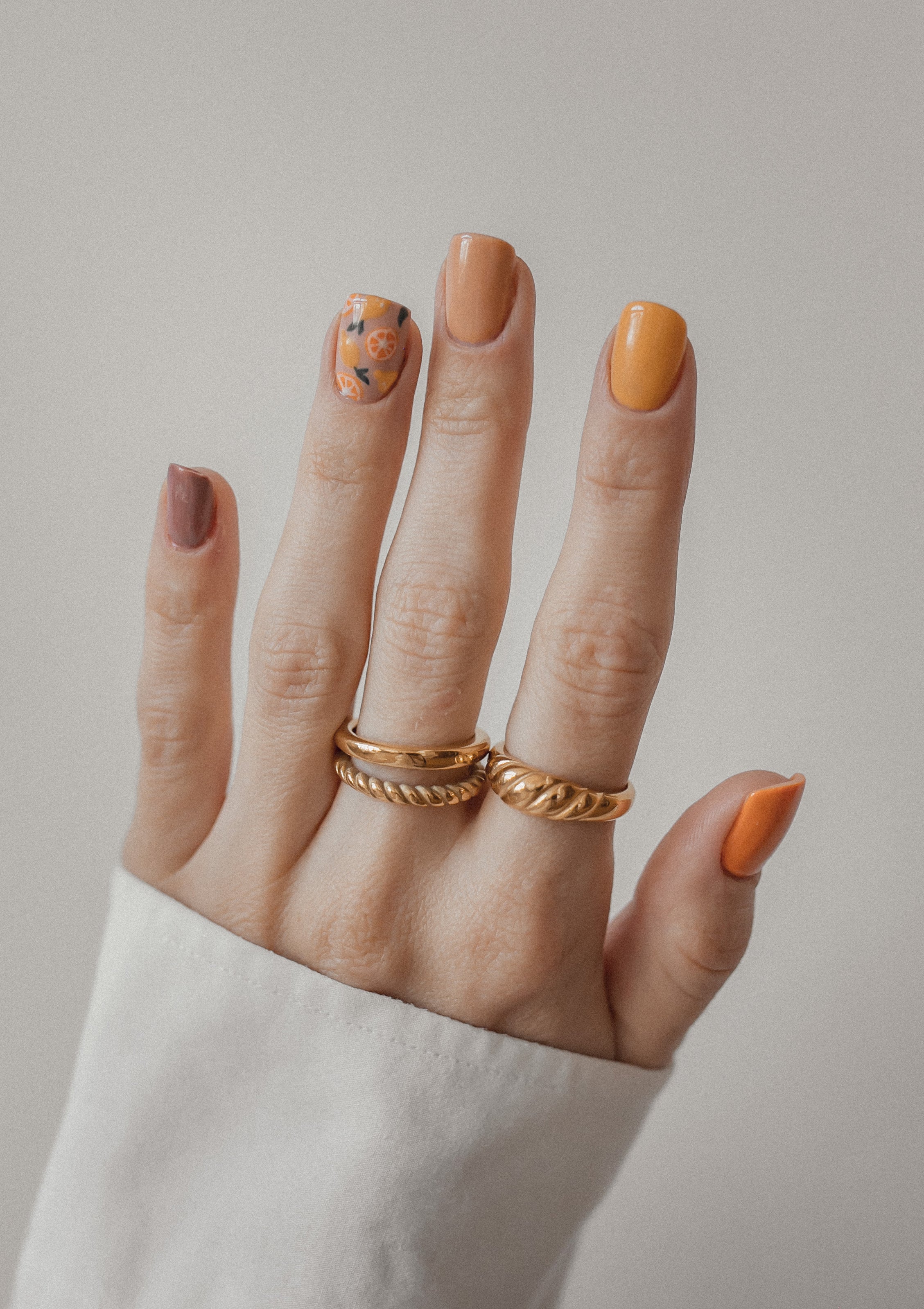 Double Band Ring Gold - Image 4