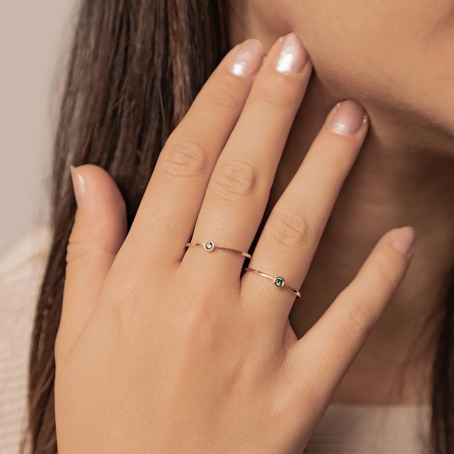 Evergreen Soul 14K Gold Emerald Ring - Image 3