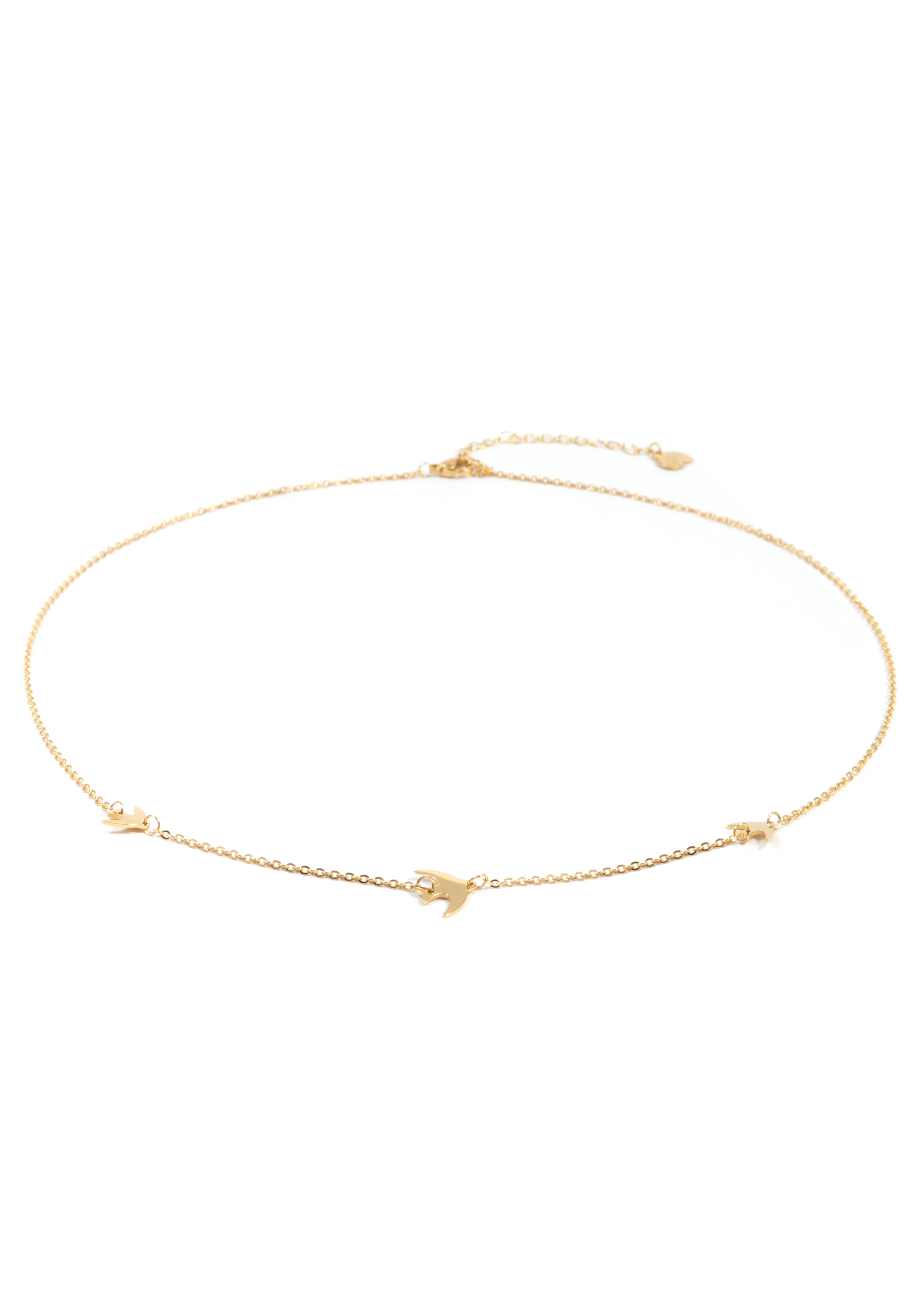 Flying Birds Necklace Gold - Image 5