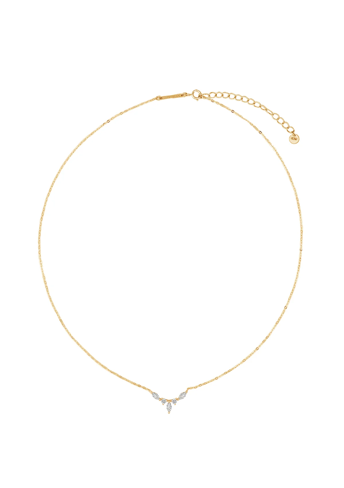 Gemstone Crown Necklace Sterling Silver - Image 10