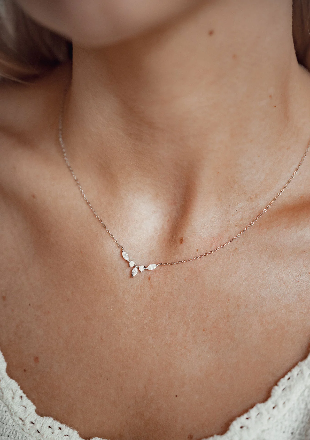 Gemstone Crown Necklace Sterling Silver - Image 11