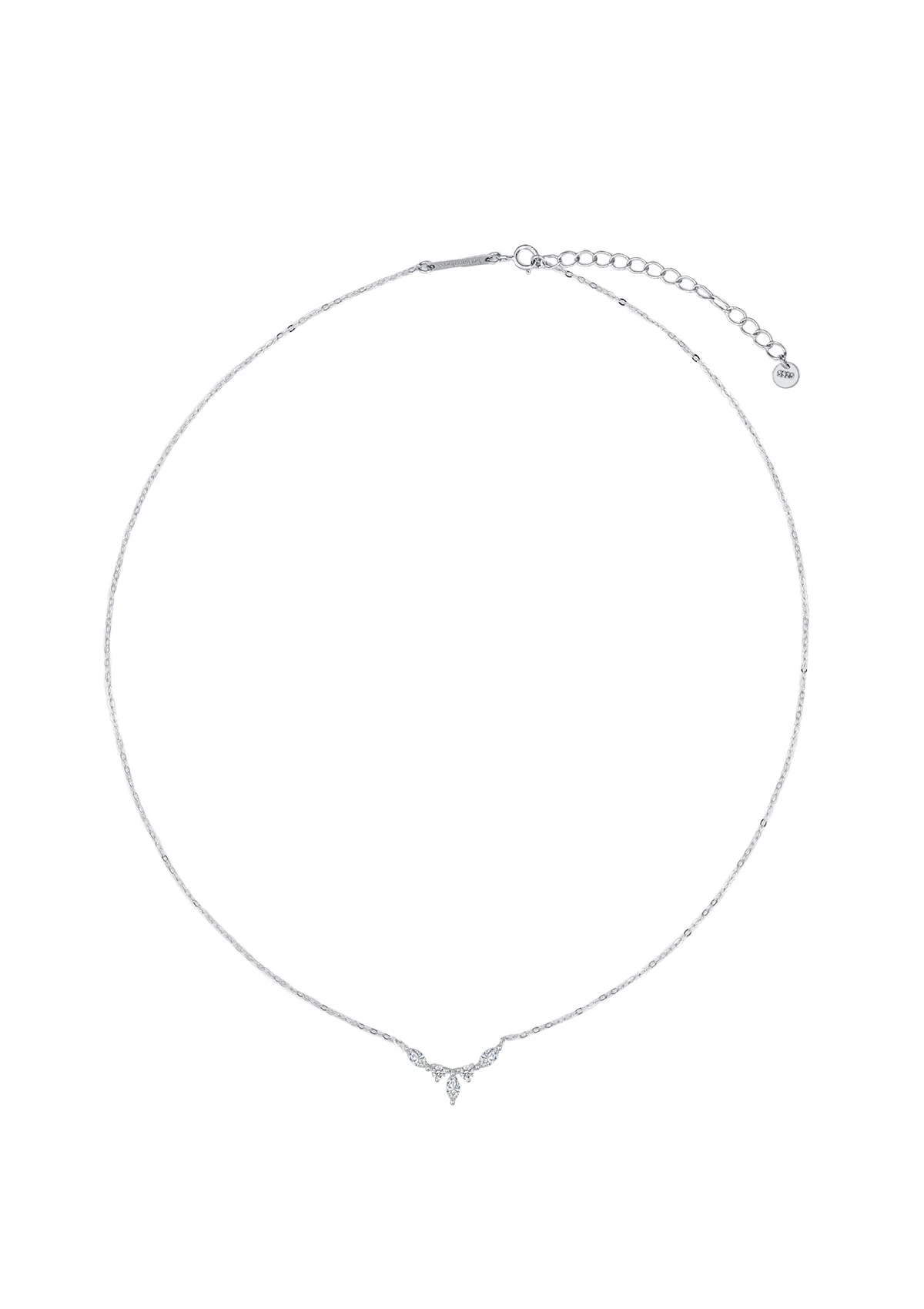 Gemstone Crown Necklace Sterling Silver - Image 12