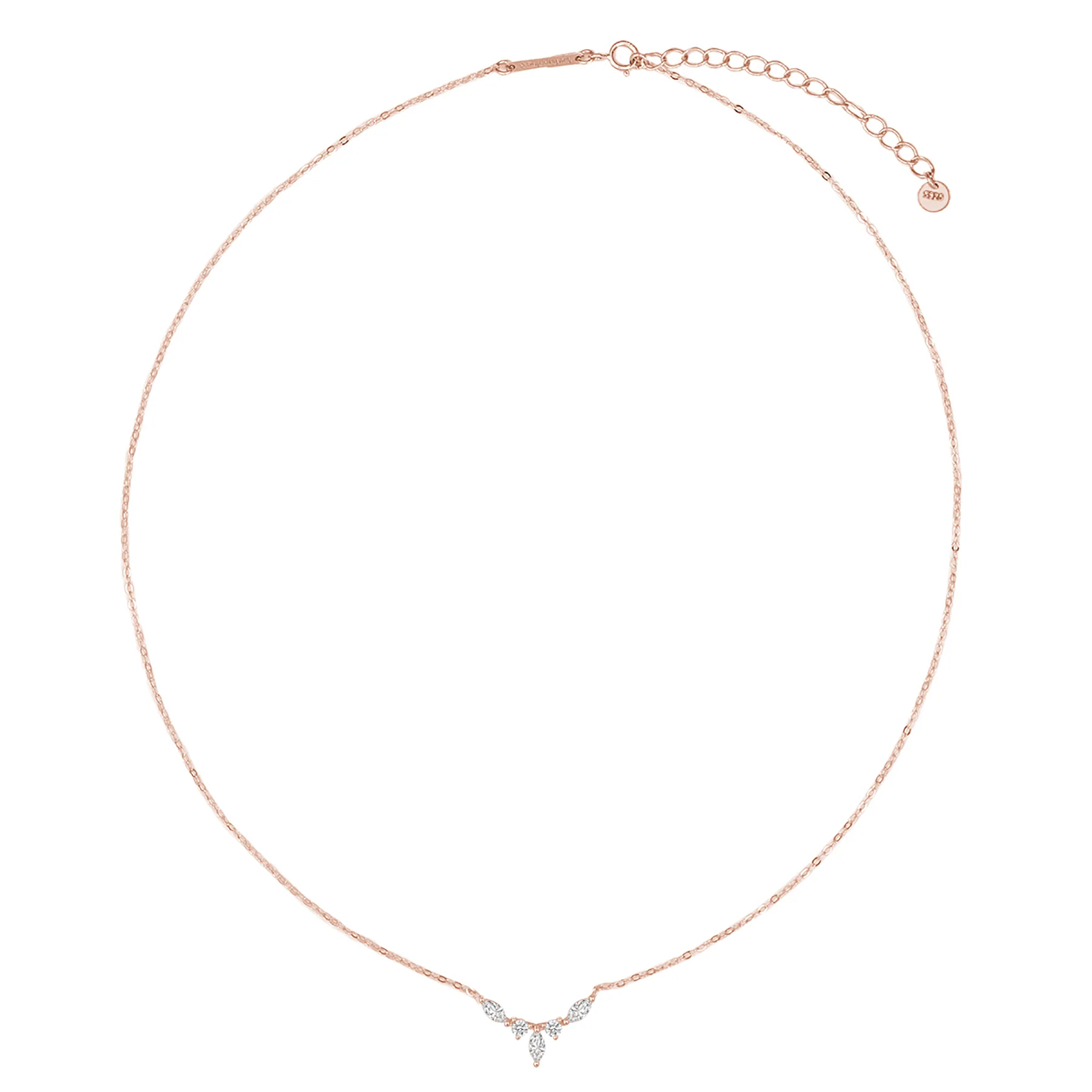 Gemstone Crown Necklace Sterling Silver - Image 14