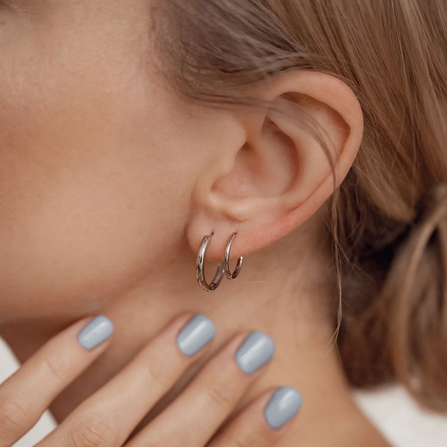 Grace Earring Set Sterling Silver Gold - Image 9