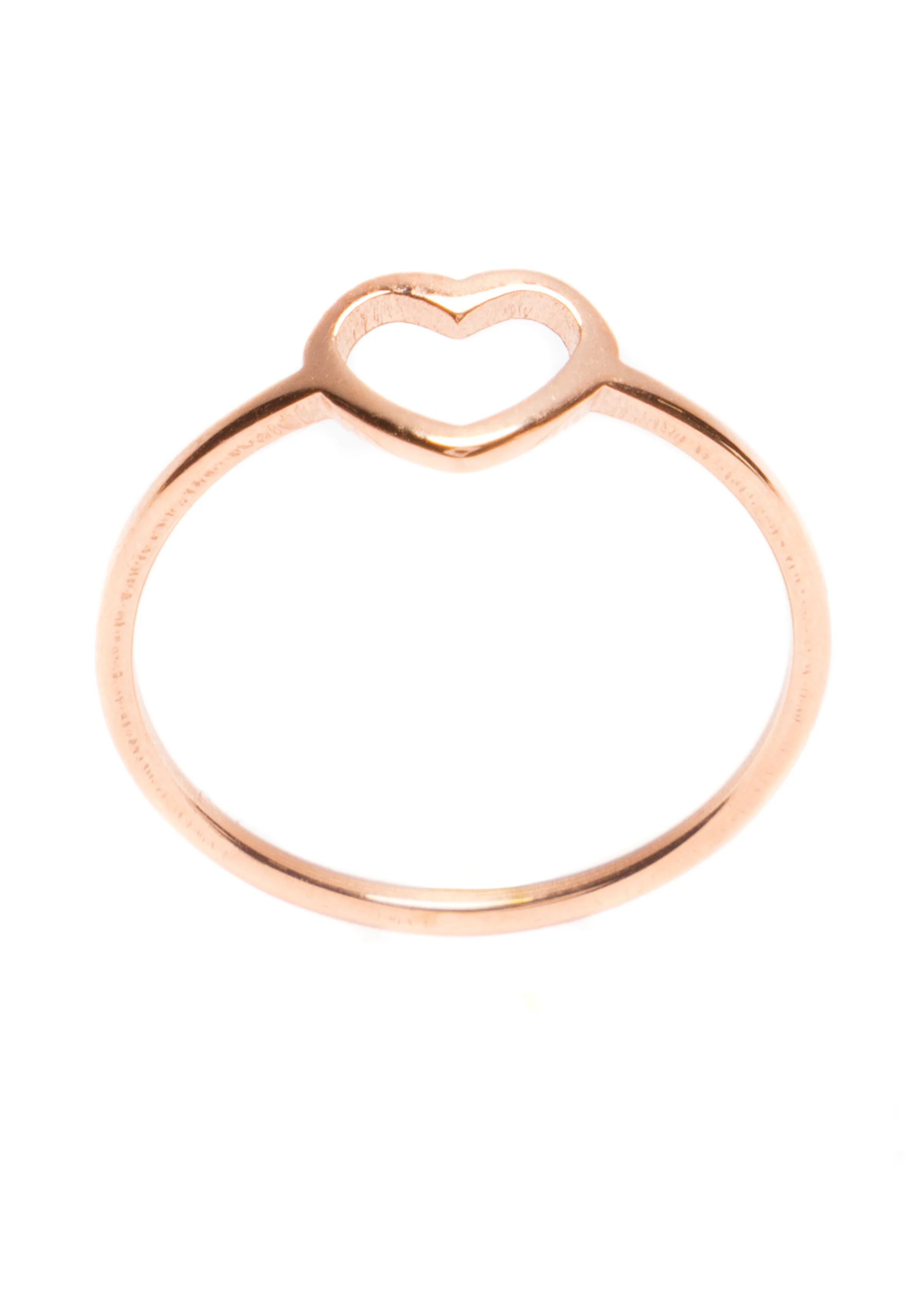Heart Ring Rose Gold - Image 3