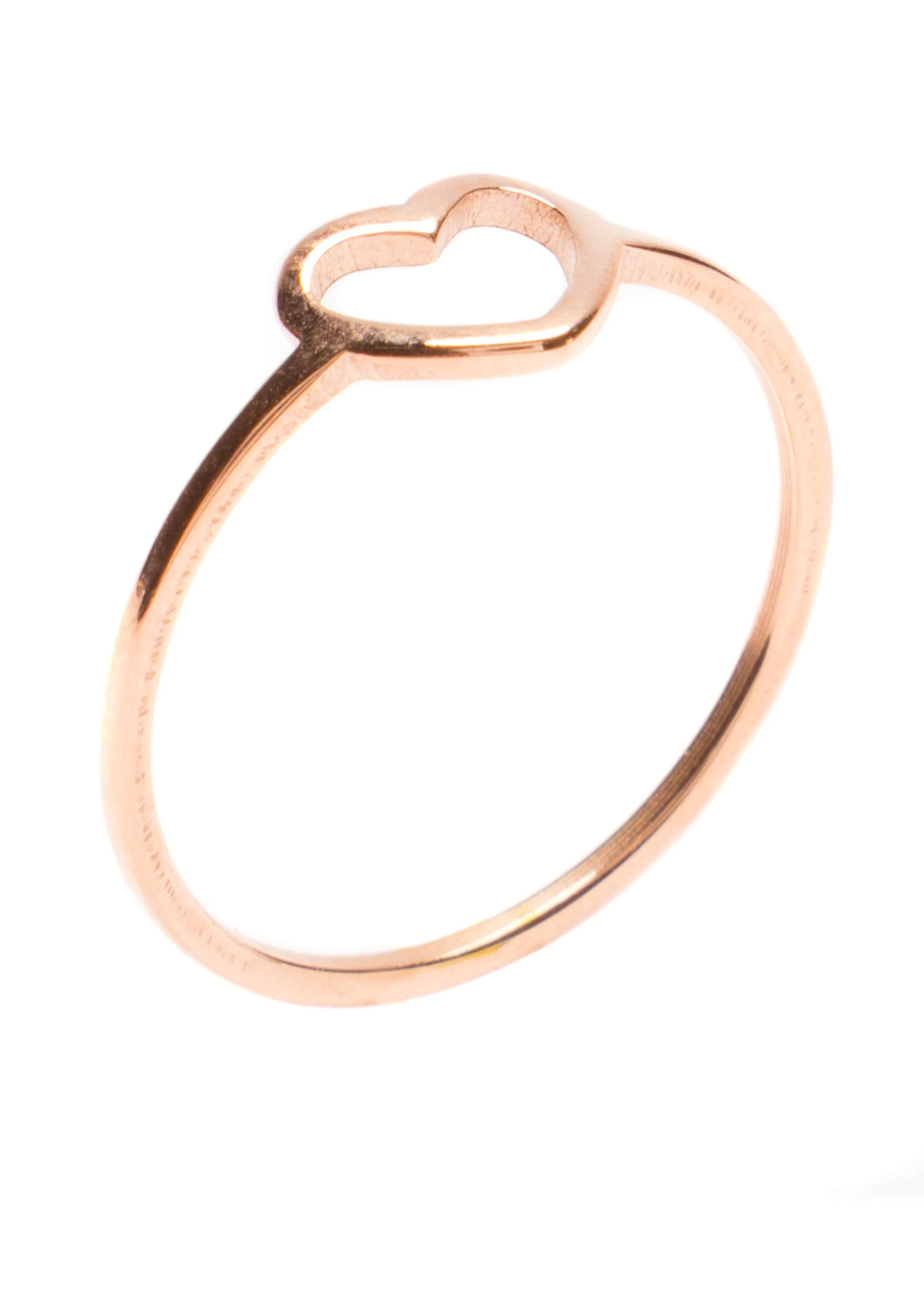 Heart Ring Rose Gold - Image 4