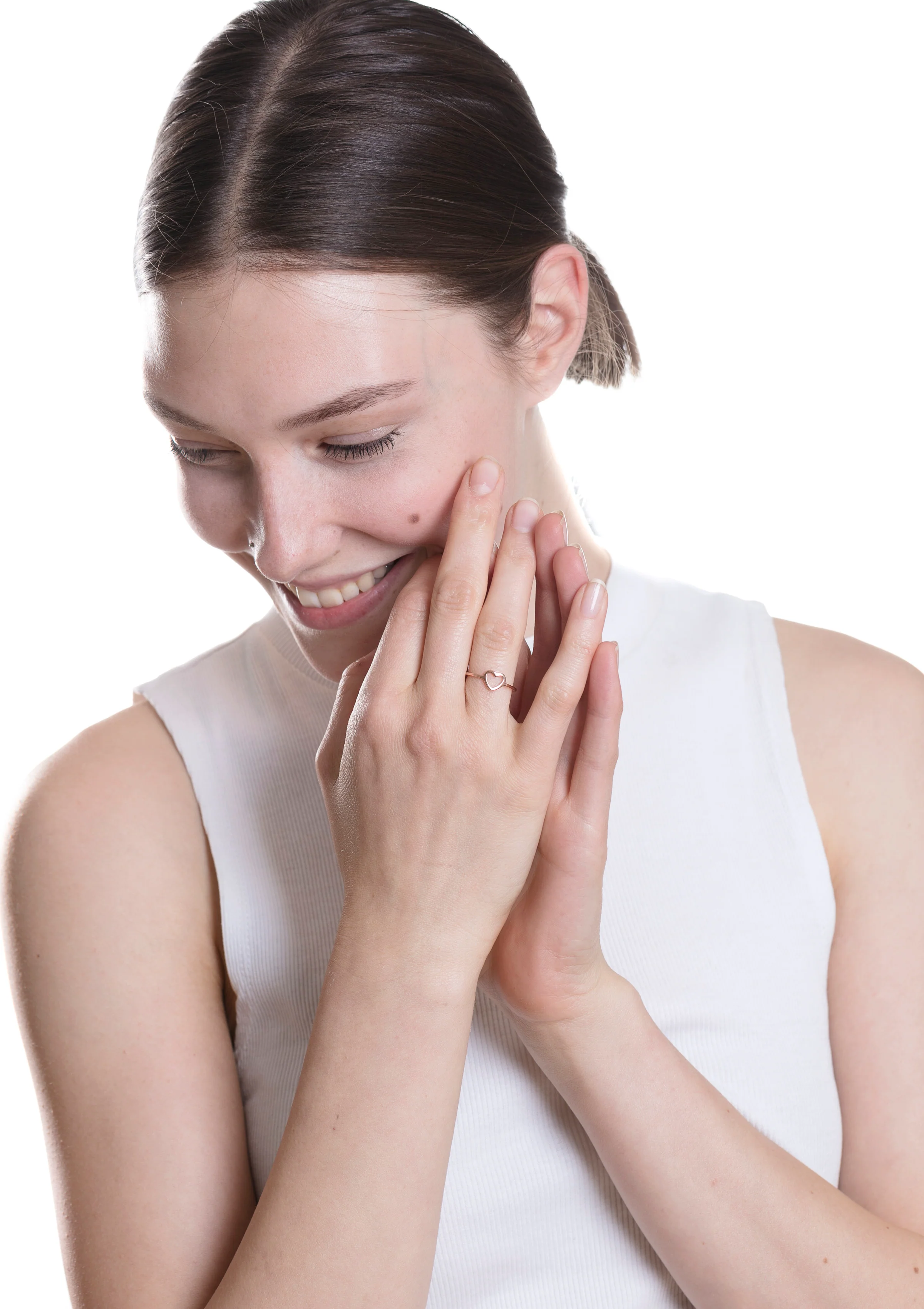 Heart Ring Rose Gold - Image 6