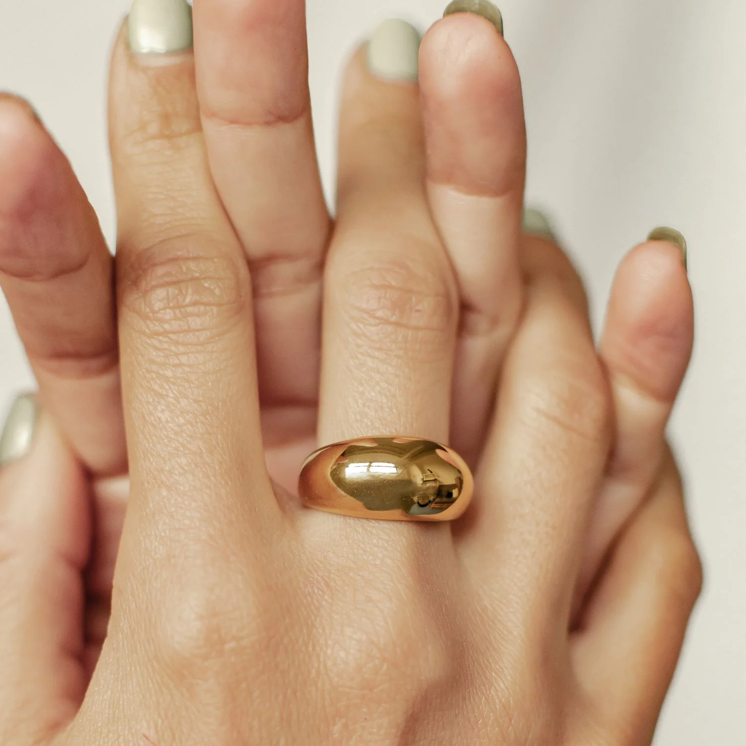 Massive Dome Ring Stainless Steel - Image 3