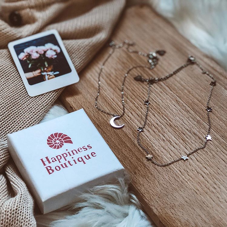 Moon Star Necklace Set Silver - Image 6