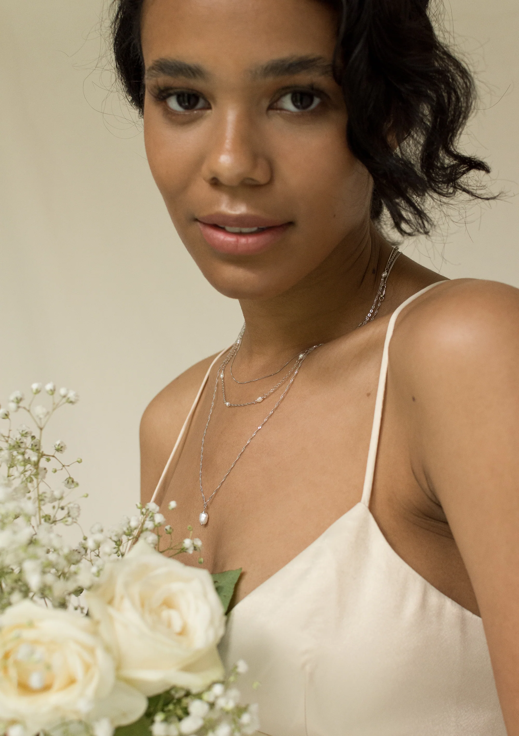 Pearl Chain Necklace Sterling Silver - Image 15