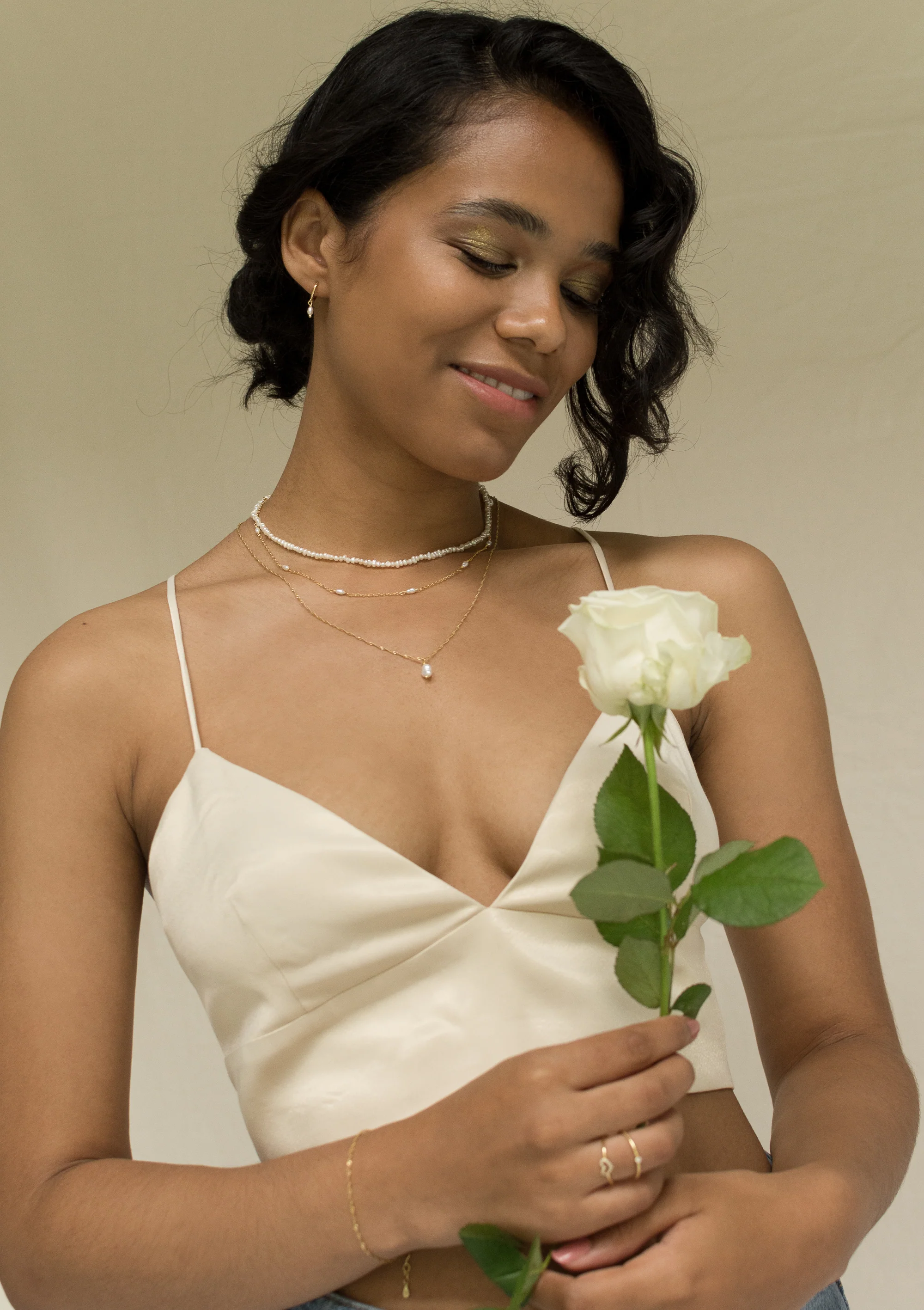 Pearl Chain Necklace Sterling Silver - Image 20