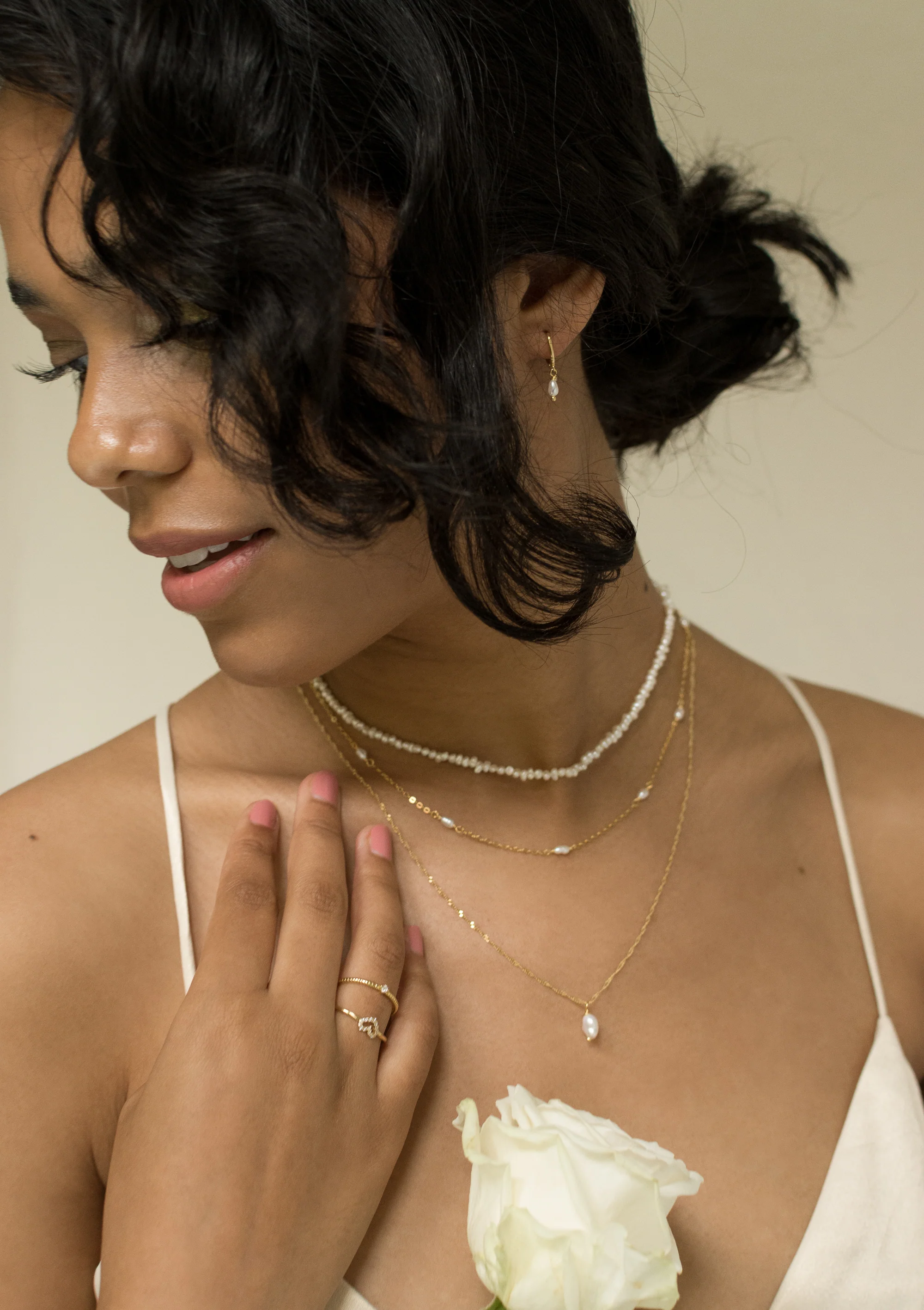 Pearl Chain Necklace Sterling Silver - Image 21