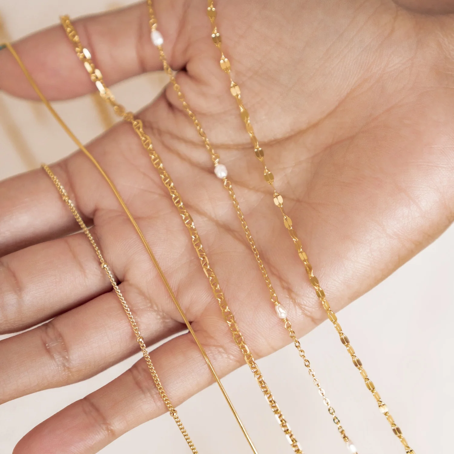 Pearl Chain Necklace Sterling Silver - Image 25