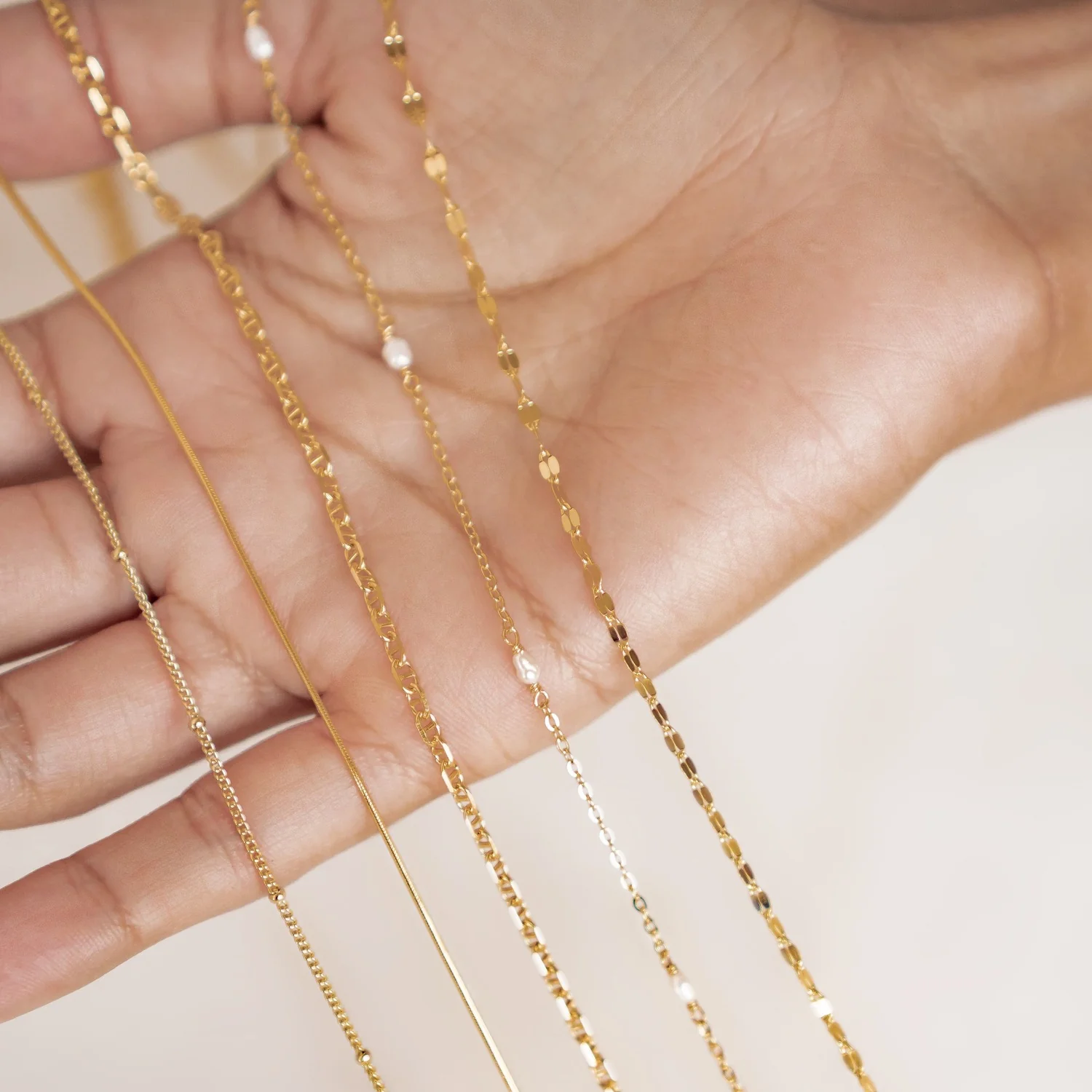 Pearl Chain Necklace Sterling Silver - Image 26