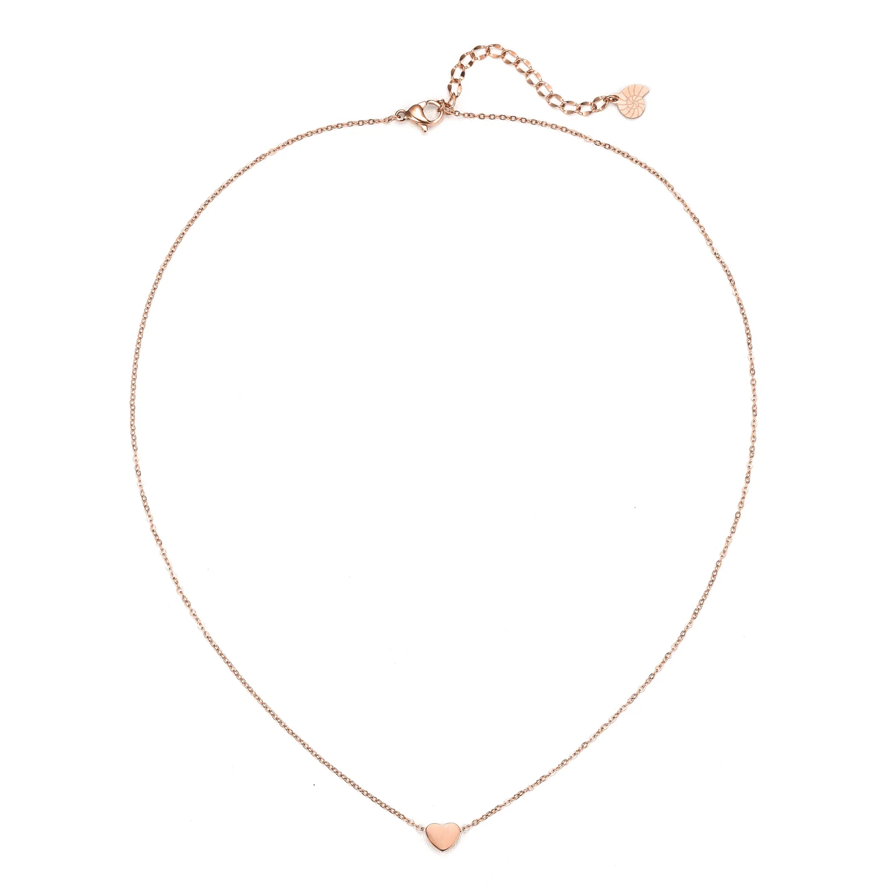 Rose Gold Sweetheart Delicate Pendant Necklace - Image 3