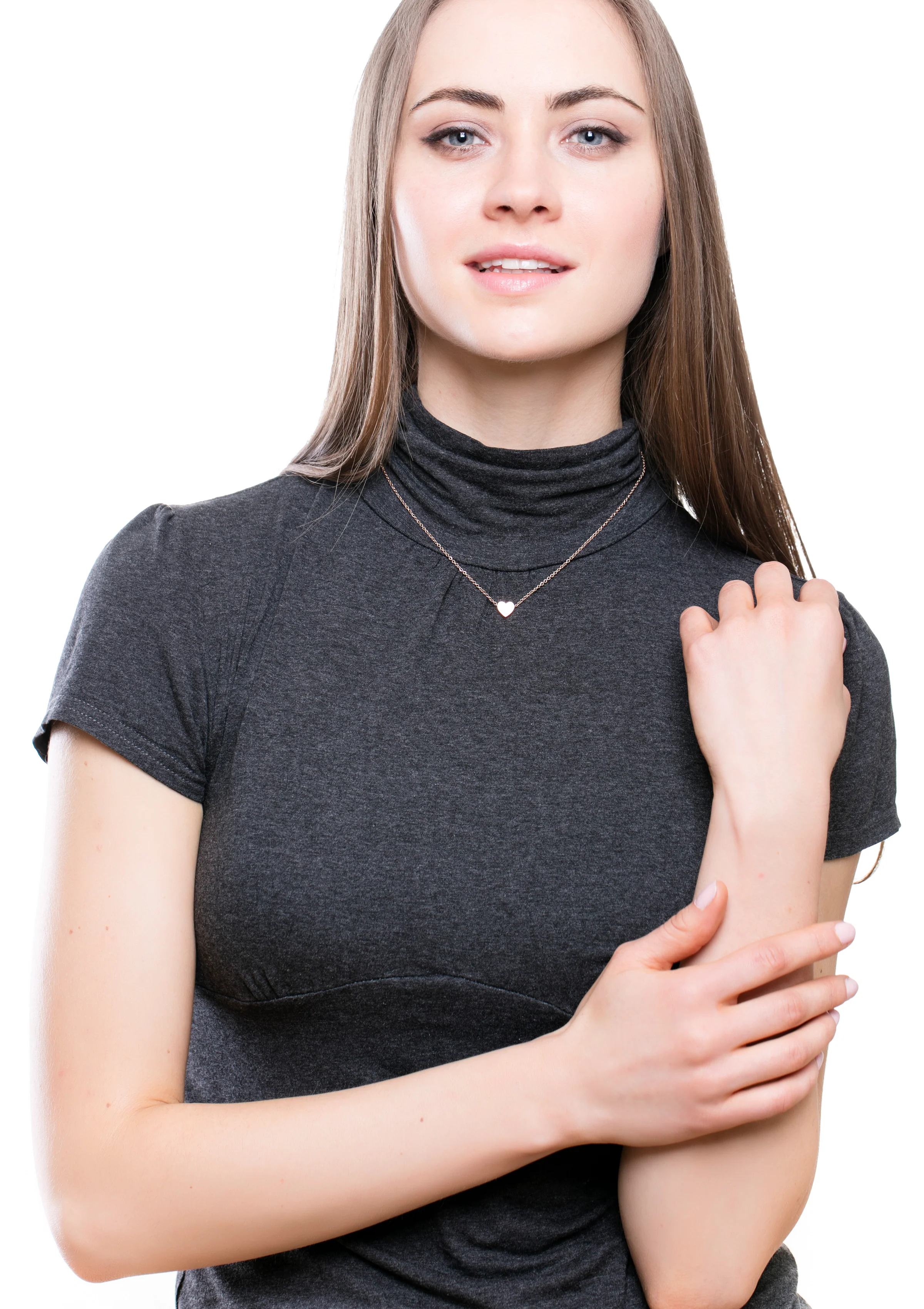 Rose Gold Sweetheart Delicate Pendant Necklace - Image 6