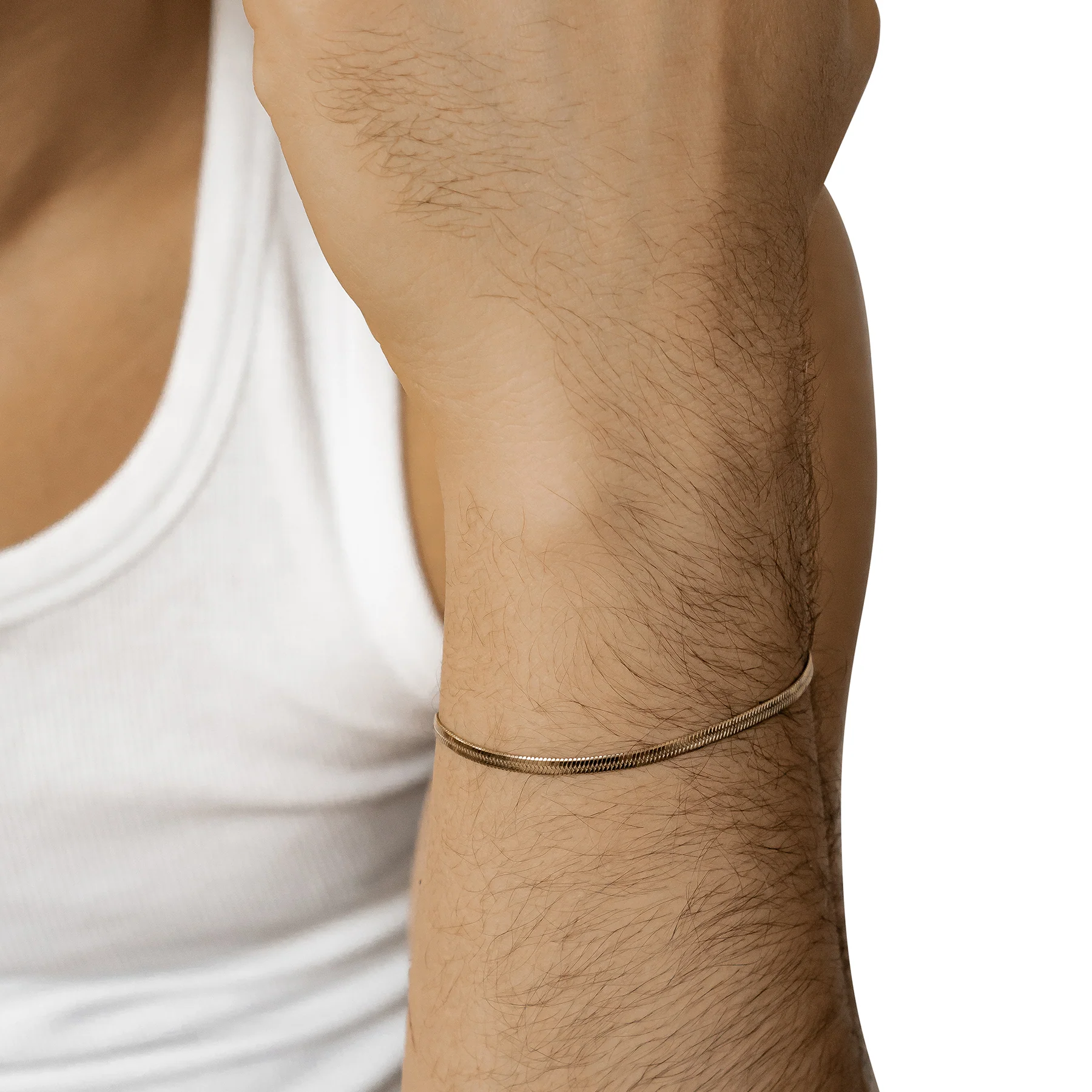 Snake Chain Bracelet Gold - Image 11