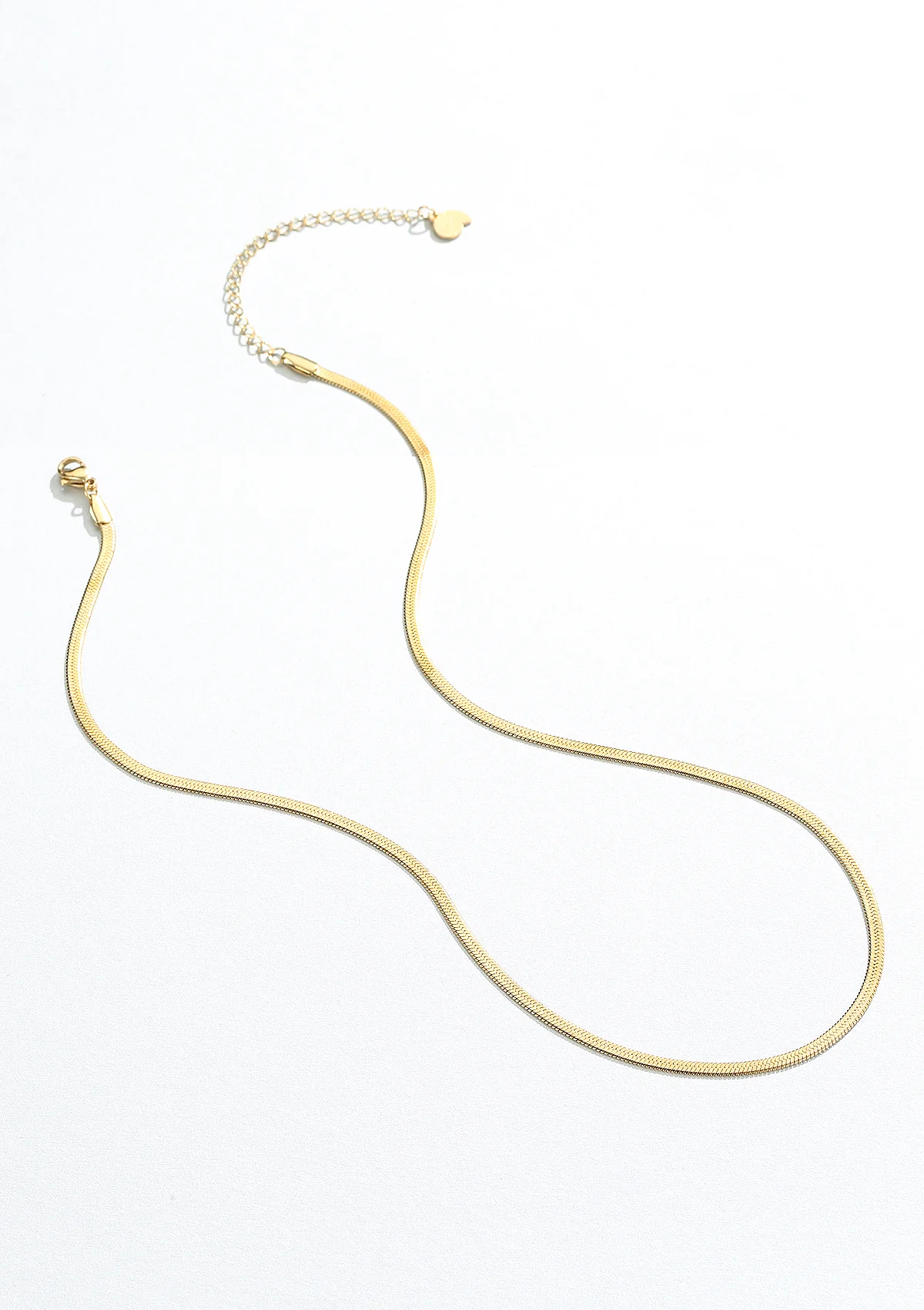 Snake Chain Necklace Gold - Image 6