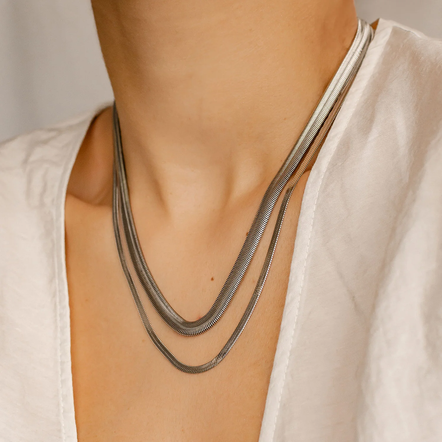 Snake Chain Necklace Set - Image 7