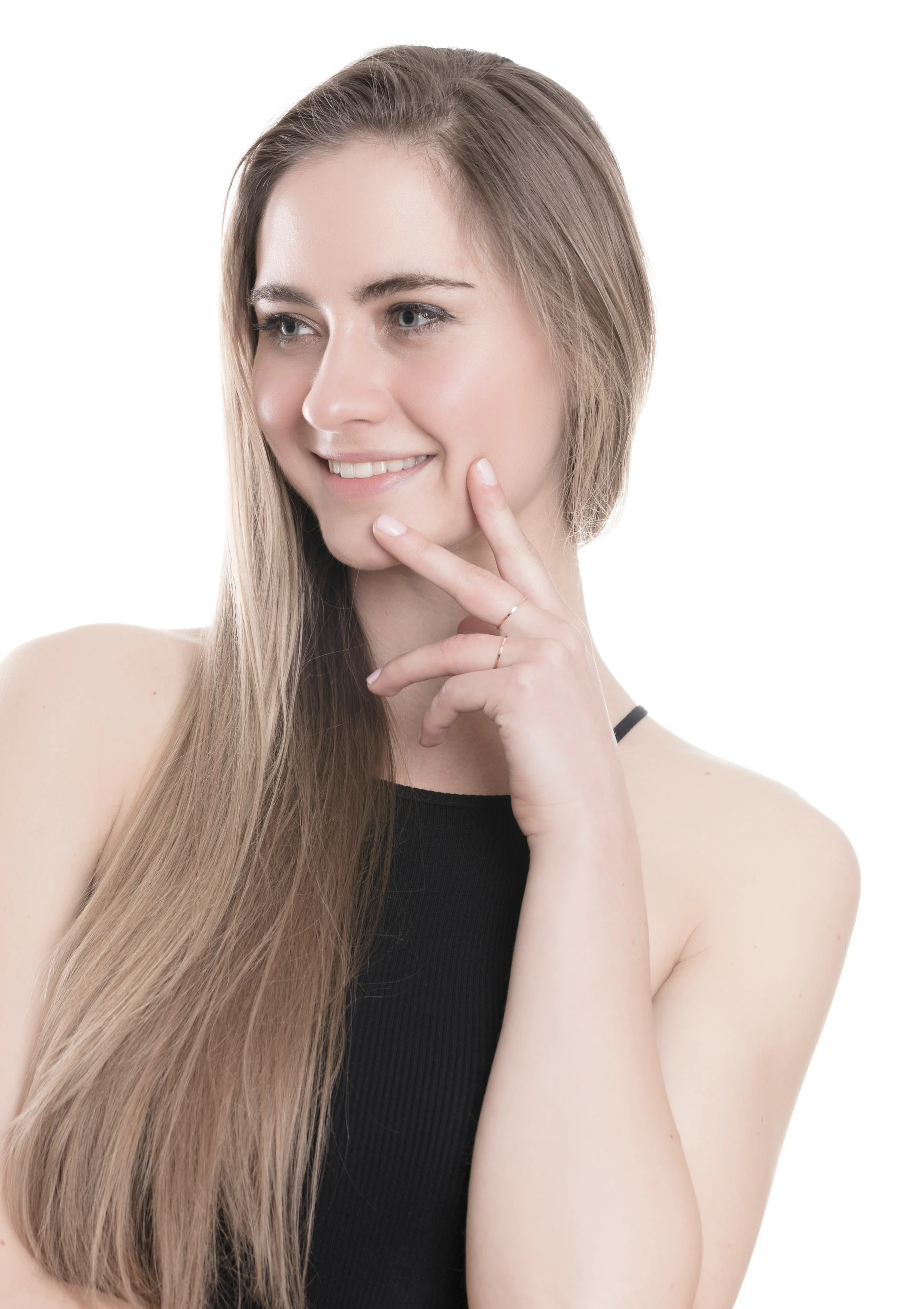 Stainless Steel Ring Set Rose Gold - Image 7